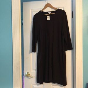 J. Jill 3/4 sleeve knit dress